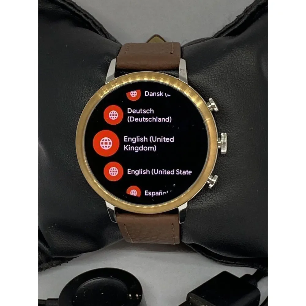 Fossil Gen 4 Authentic Digital Dial Smart Watch Custom Band FTW6016 DC908